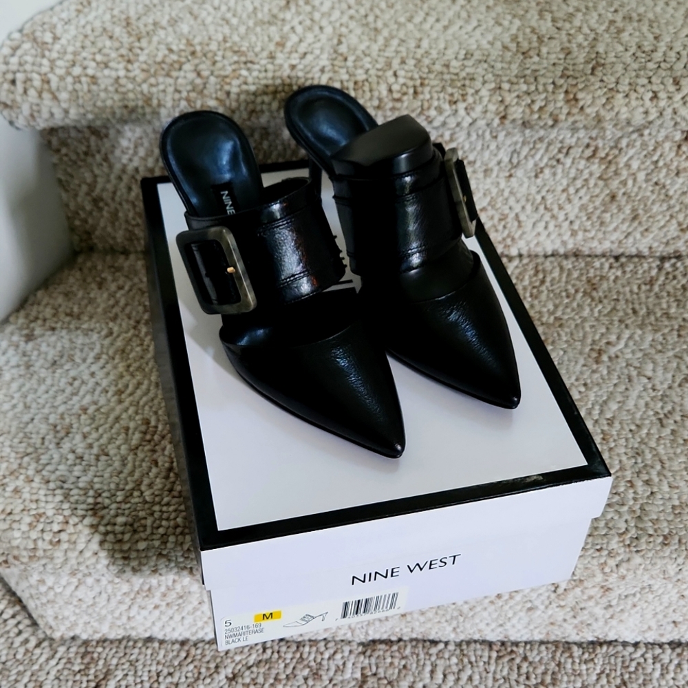 Nine West high heel mule